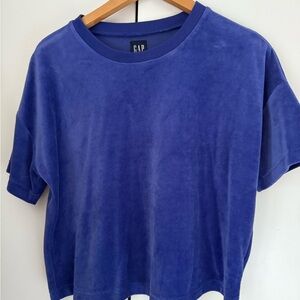Blue Velour Top by GAP